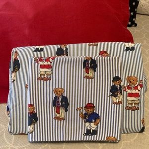 Polo Bear by Ralph Lauren twin sheet set